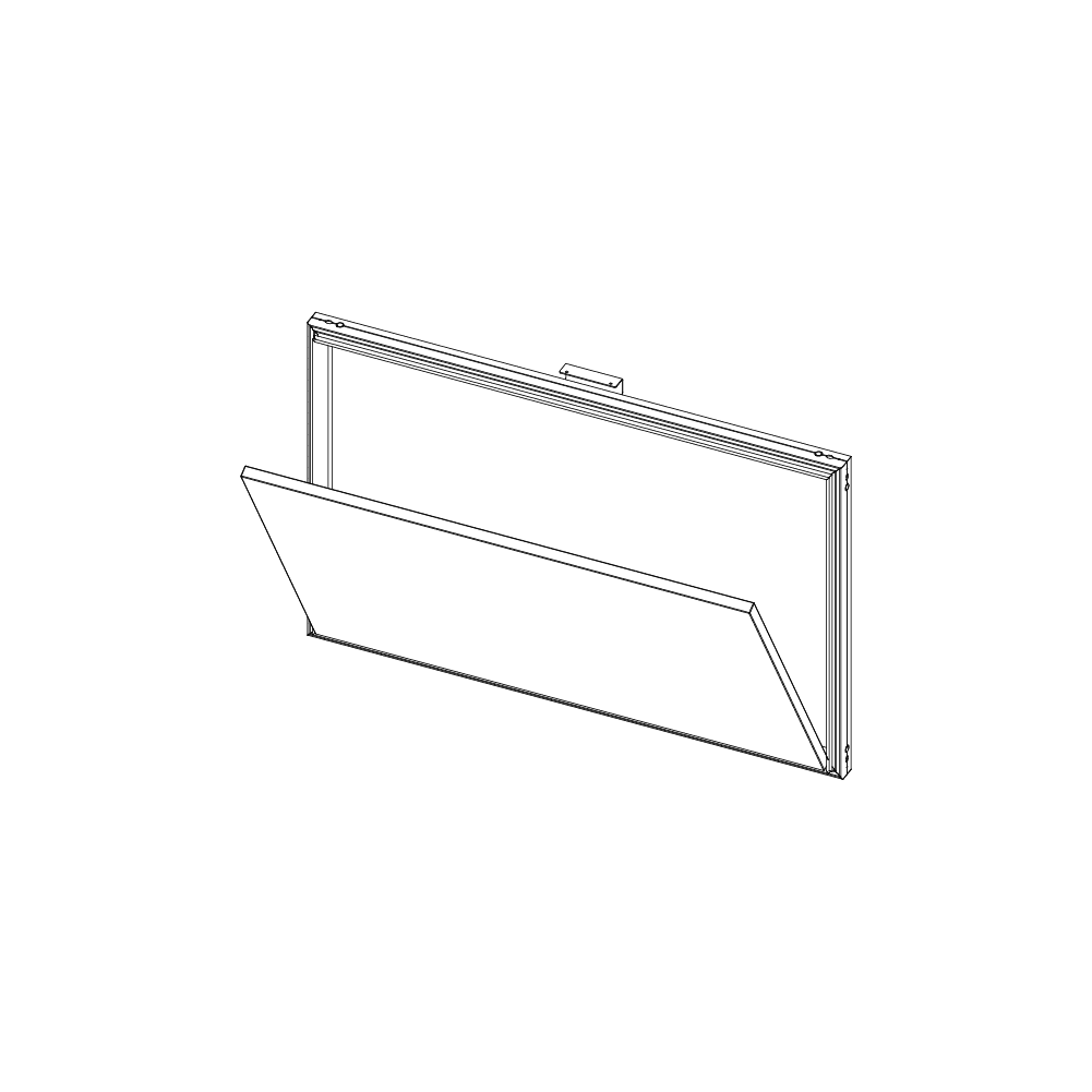 ECLISSE Syntesis tech revizní dvířka výklopná dolů
